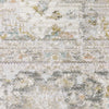 Oriental Weavers Cavett CAV02 Grey/ Orange Area Rug Close-up Image