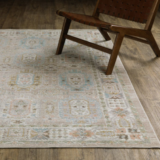 Oriental Weavers Cavett CAV04 Beige/ Blue Area Rug Lifestyle Image Feature