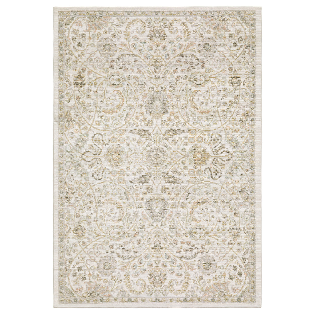 Oriental Weavers Cavett CAV05 Ivory/ Gold Area Rug main image