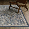 Oriental Weavers Cavett CAV06 Blue/ Gold Area Rug Lifestyle Image Feature