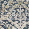Oriental Weavers Cavett CAV06 Blue/ Gold Area Rug Close-up Image