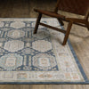 Oriental Weavers Cavett CAV07 Blue/ Gold Area Rug Lifestyle Image Feature