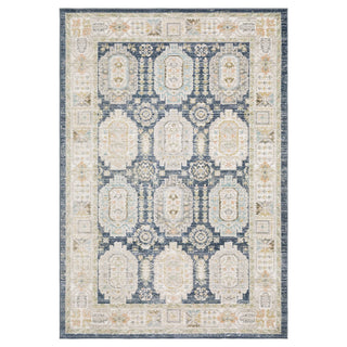 Oriental Weavers Cavett CAV07 Blue/ Gold Area Rug main image