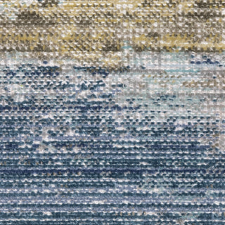 Oriental Weavers Cavett CAV09 Blue/ Beige Area Rug Close-up Image