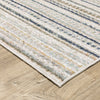 Oriental Weavers Cavett CAV10 Beige/ Multi Area Rug Corner Image