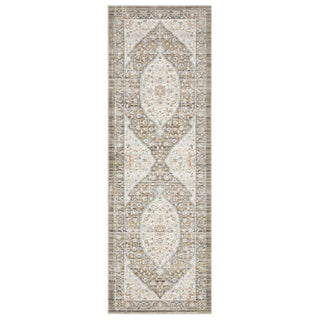 Oriental Weavers Cavett CAV12 Brown/ Blue Area Rug Runner Image