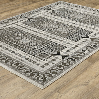 Oriental Weavers Chamberlain CH01G Ivory/Charcoal Area Rug