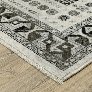 Oriental Weavers Chamberlain CH01G Ivory/Charcoal Area Rug