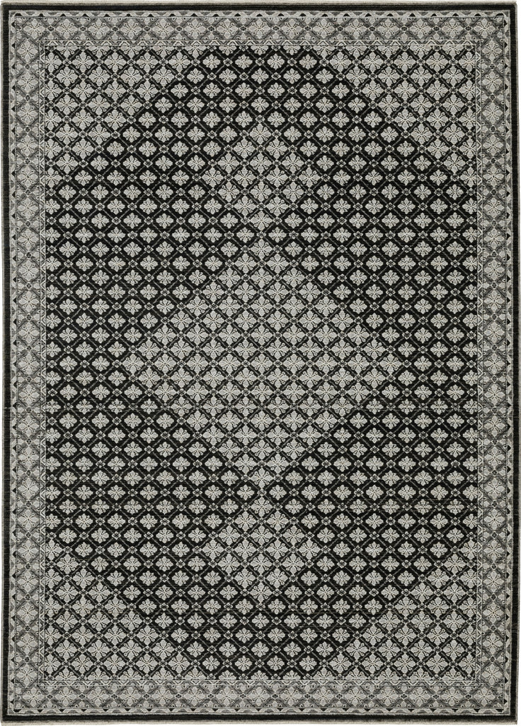 Oriental Weavers Chamberlain CH04A Black/Grey Area Rug