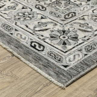 Oriental Weavers Chamberlain CH10L Grey/Grey Area Rug Corner Image