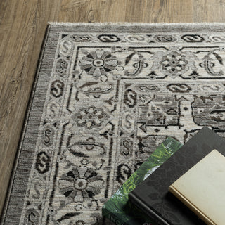 Oriental Weavers Chamberlain CH10L Grey/Grey Area Rug Corner Image