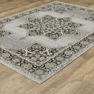 Oriental Weavers Chamberlain CH11L Grey/Black Area Rug Alternate Image