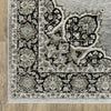 Oriental Weavers Chamberlain CH11L Grey/Black Area Rug Corner Image