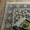 Oriental Weavers Chamberlain CH11L Grey/Black Area Rug Corner Image