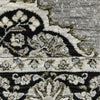 Oriental Weavers Chamberlain CH11L Grey/Black Area Rug Close-up Image