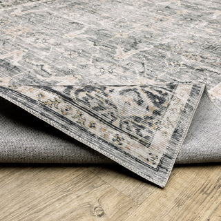 Oriental Weavers Charleston CHA07 Charcoal/Grey Area Rug Backing Image