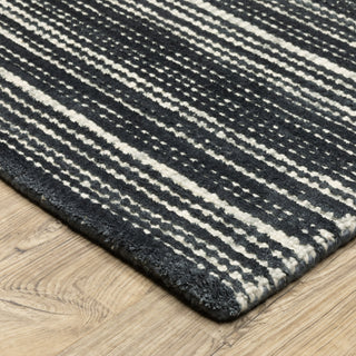 Oriental Weavers Circa CIR02 Black/Ivory Area Rug