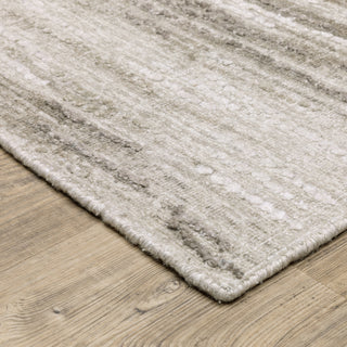 Oriental Weavers Clarke CLA01 Beige/ Brown Area Rug Corner Image