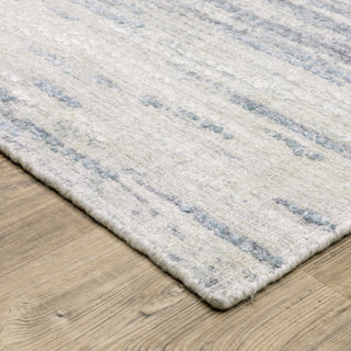 Oriental Weavers Clarke CLA04 Ivory/ Blue Area Rug Corner Image
