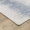 Oriental Weavers Clarke CLA06 Blue/ Ivory Area Rug Corner Image
