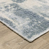 Oriental Weavers Clarke CLA07 Blue/ Ivory Area Rug Corner Image