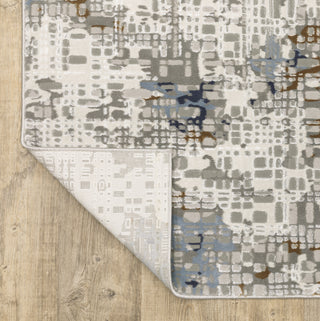 Oriental Weavers Easton 011E3 Blue/Ivory Area Rug Backing Image