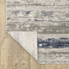 Oriental Weavers Easton 012E3 Beige/Blue Area Rug Backing Image