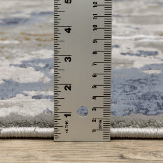 Oriental Weavers Easton 3313Q Beige/Blue Area Rug Pile Image