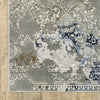 Oriental Weavers Easton 7111F Grey/Blue Area Rug Corner Image