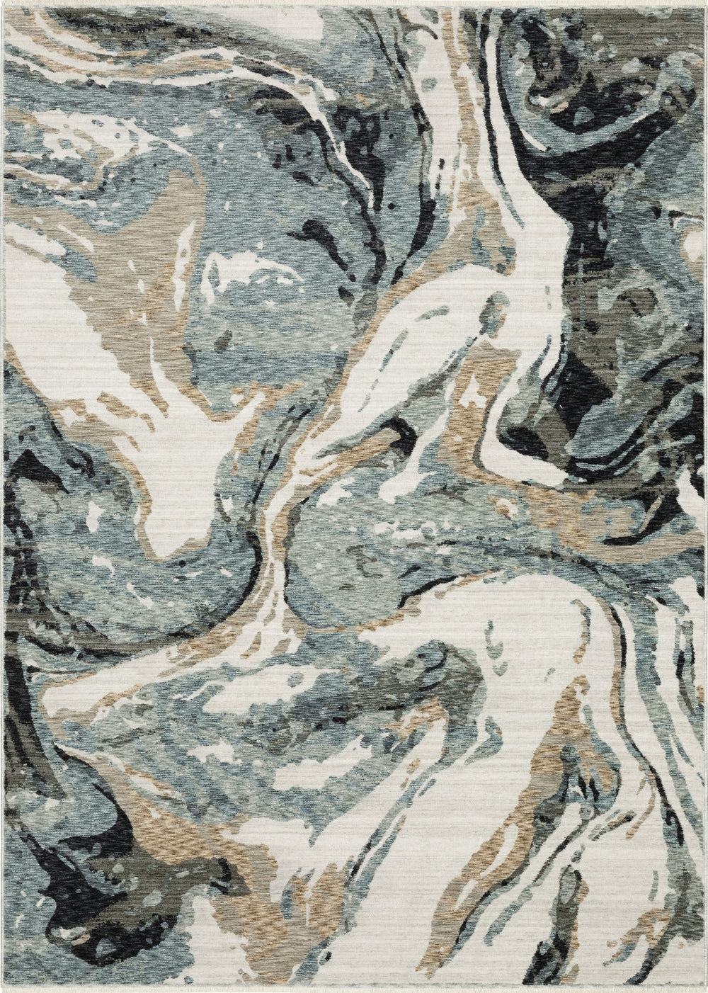 Oriental Weavers Echo ECH07 Blue/Ivory Area Rug