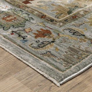 Oriental Weavers Eliana ELI03 Blue/ Multi Area Rug Corner Image