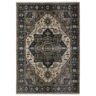 Oriental Weavers Eliana ELI05 Blue/ Brown Area Rug main image
