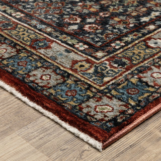 Oriental Weavers Eliana ELI06 Red/ Multi Area Rug Corner Image
