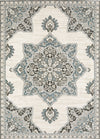 Oriental Weavers ELLINGTON ELL01 Ivory/ Blue Area Rug main image