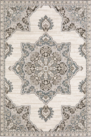 Oriental Weavers ELLINGTON ELL01 Ivory/ Blue Area Rug Main Image