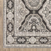 Oriental Weavers ELLINGTON ELL04 Grey/ Grey Area Rug Corner Image