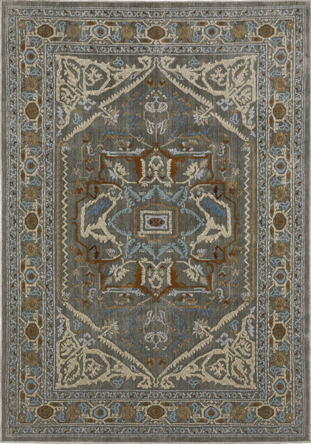 Oriental Weavers ELLINGTON ELL05 Grey/ Multi Area Rug main image