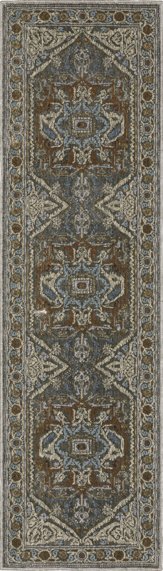 Oriental Weavers ELLINGTON ELL05 Grey/ Multi Area Rug Runner Image