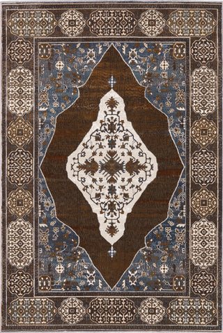 Oriental Weavers ELLINGTON ELL06 Rust/ Blue Area Rug Main Image