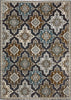 Oriental Weavers ELLINGTON ELL07 Blue/ Rust Area Rug main image