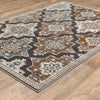 Oriental Weavers ELLINGTON ELL07 Blue/ Rust Area Rug Alternate Image