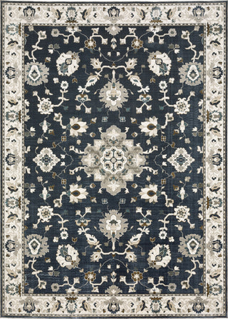 Oriental Weavers ELLINGTON ELL08 Blue/ Beige Area Rug main image