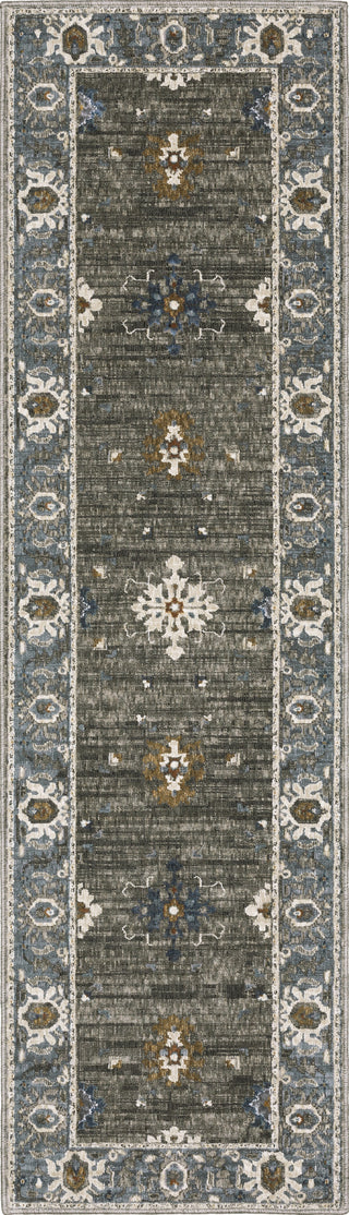 Oriental Weavers ELLINGTON ELL09 Grey/ Blue Area Rug Runner Image