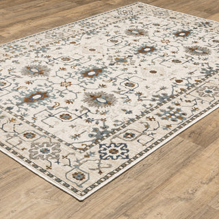 Oriental Weavers ELLINGTON ELL10 Ivory/ Blue Area Rug Alternate Image