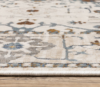 Oriental Weavers ELLINGTON ELL10 Ivory/ Blue Area Rug Pile Image