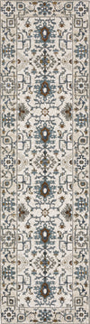 Oriental Weavers ELLINGTON ELL10 Ivory/ Blue Area Rug Runner Image