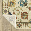 Oriental Weavers Francesca FR01G Ivory/Multi Area Rug Backing Image