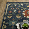 Oriental Weavers Francesca FR02L Blue/Multi Area Rug Corner Image