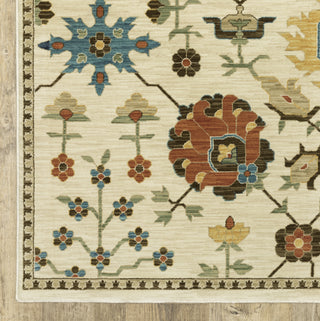 Oriental Weavers Francesca FR02M Ivory/Multi Area Rug Corner Image