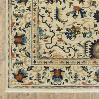 Oriental Weavers Francesca FR10A Ivory/Multi Area Rug Corner Image